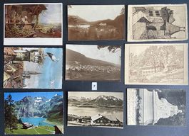 18 er Set Ansichtskarten  7,8